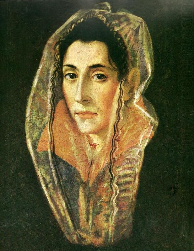 a lady, El Greco